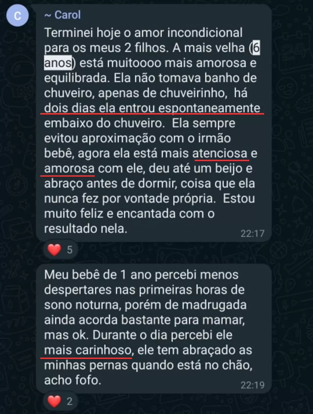 Depoimento - Fobia da água