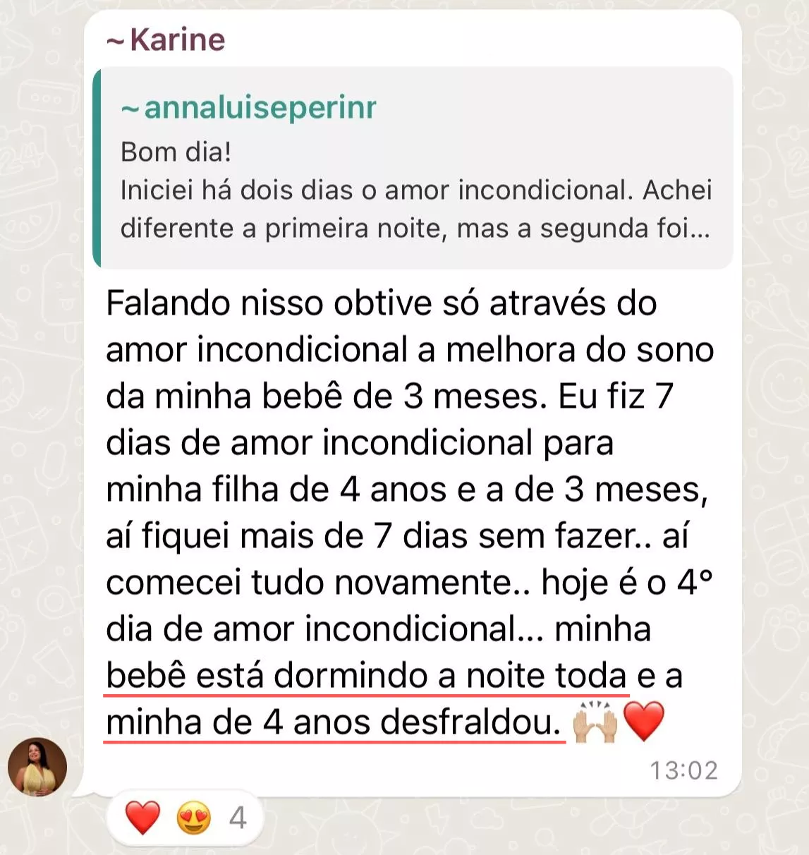 Depoimento - Noite tranquila