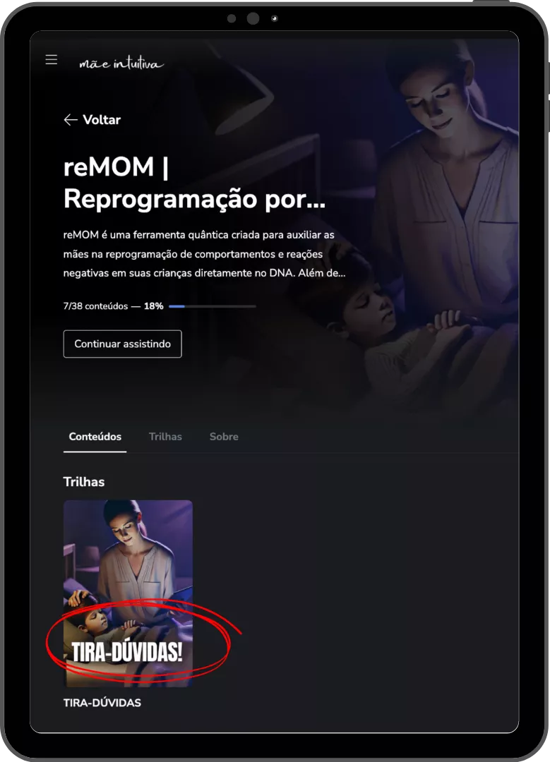 Suporte Tira-dúvidas